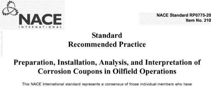 How To Calculate Corrosion Coupon Area Corrosion Monitoring Indonesia